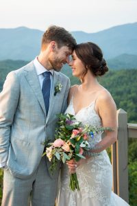 Laurel and Joel’s Sunset Mountain Top Wedding at Hawkesdene