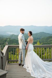 Laurel and Joel’s Sunset Mountain Top Wedding at Hawkesdene