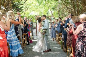 Laurel and Joel’s Sunset Mountain Top Wedding at Hawkesdene