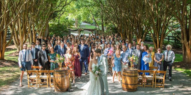 Laurel and Joel’s Sunset Mountain Top Wedding at Hawkesdene