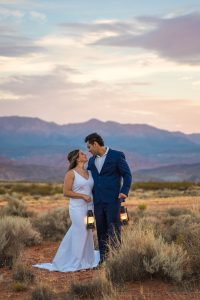 Stunning Styled Shoot Elopement at Sand Hollow State Park Cliffside