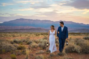 Stunning Styled Shoot Elopement at Sand Hollow State Park Cliffside