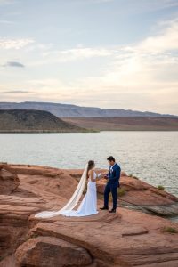 Stunning Styled Shoot Elopement at Sand Hollow State Park Cliffside