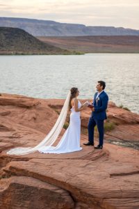 Stunning Styled Shoot Elopement at Sand Hollow State Park Cliffside