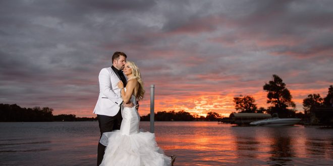 Katie and Kyle’s Luxurious Lakeside Wedding