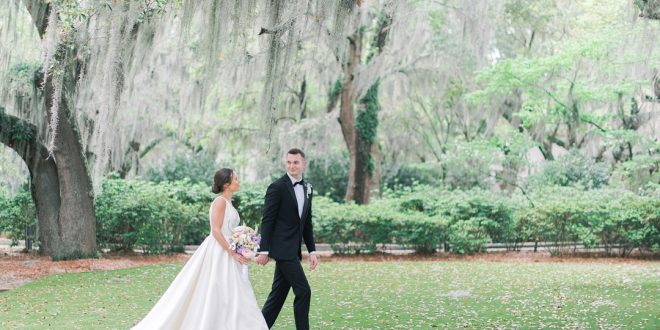 Alyssa and Trey’s Romantic Wedding with Private Vows and Modern Spring Elegance