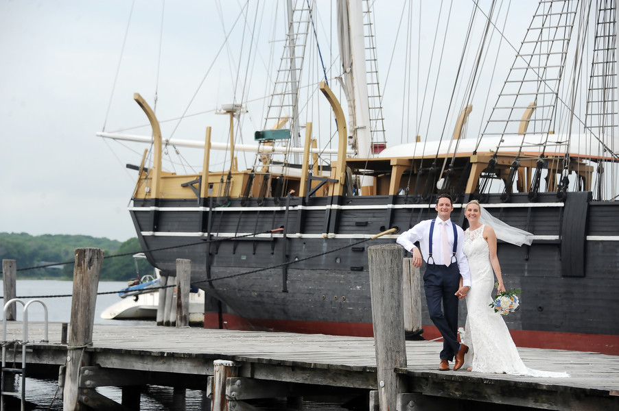 Ali and Adam's Eloquent Waterfront Wedding at Latitude 41 at Mystic ...