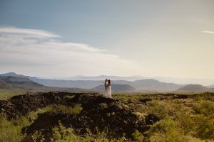 Sydney and Nicole's Overnight Camping Elopement Styled Shoot in the Mojave Desert