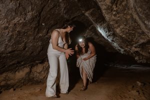 Sydney and Nicole's Overnight Camping Elopement Styled Shoot in the Mojave Desert
