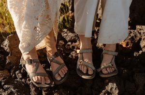 Sydney and Nicole's Overnight Camping Elopement Styled Shoot in the Mojave Desert