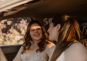 Sydney and Nicole's Overnight Camping Elopement Styled Shoot in the Mojave Desert