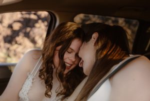 Sydney and Nicole's Overnight Camping Elopement Styled Shoot in the Mojave Desert
