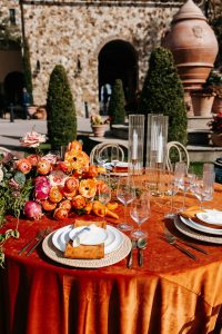 A Colorful and Romantic Courtyard Wedding_Cynthia Dalene Photo_Courtyard-27_low A Colorful and Romantic Courtyard Wedding Styled Shoot at Bella Collina