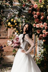 A Colorful and Romantic Courtyard Wedding_Cynthia Dalene Photo_Courtyard-53_low A Colorful and Romantic Courtyard Wedding Styled Shoot at Bella Collina