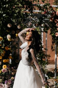 A Colorful and Romantic Courtyard Wedding_Cynthia Dalene Photo_Courtyard-121_low A Colorful and Romantic Courtyard Wedding Styled Shoot at Bella Collina