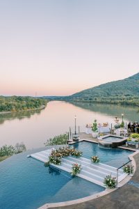 Macie and Stephen's Dream Wedding Walking on Water
