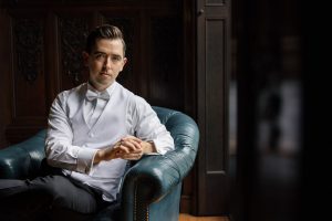 Maddie and Tyler’s Grand Maximalist Fairytale Wedding at Elkins Estate