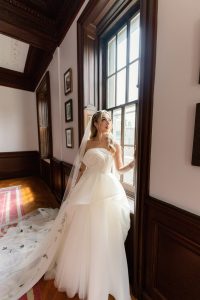 Maddie and Tyler’s Grand Maximalist Fairytale Wedding at Elkins Estate