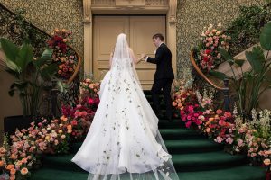 Maddie and Tyler’s Grand Maximalist Fairytale Wedding at Elkins Estate