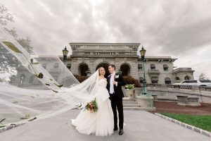 Maddie and Tyler’s Grand Maximalist Fairytale Wedding at Elkins Estate