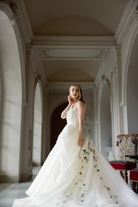 Maddie and Tyler’s Grand Maximalist Fairytale Wedding at Elkins Estate