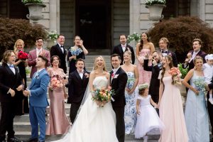 Maddie and Tyler’s Grand Maximalist Fairytale Wedding at Elkins Estate