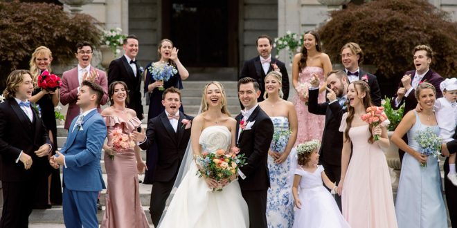 Maddie and Tyler’s Grand Maximalist Fairytale Wedding at Elkins Estate
