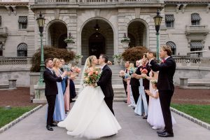 Maddie and Tyler’s Grand Maximalist Fairytale Wedding at Elkins Estate
