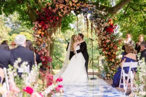 Maddie and Tyler’s Grand Maximalist Fairytale Wedding at Elkins Estate