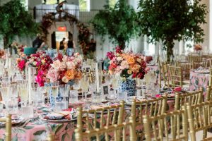 Maddie and Tyler’s Grand Maximalist Fairytale Wedding at Elkins Estate