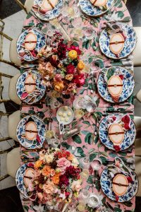 Maddie and Tyler’s Grand Maximalist Fairytale Wedding at Elkins Estate