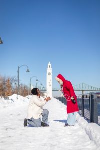Cooper_Bizimungu_MelanieCPhoto_J&O-054_low Josee and Olivia's Romantic Surprise Engagement at the Old Port in Montreal