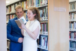 The Blanks 2024 Kiersten and Andrew's Poetic Elopement at the Birmingham Public Library