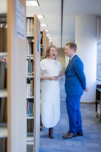 The Blanks 2024 Kiersten and Andrew's Poetic Elopement at the Birmingham Public Library
