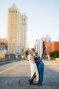 The Blanks 2024 Kiersten and Andrew's Poetic Elopement at the Birmingham Public Library