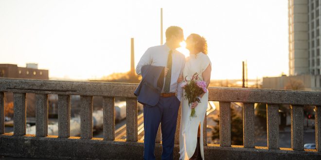 Kiersten and Andrew's Poetic Elopement at the Birmingham Public Library