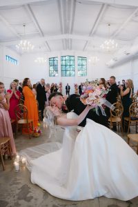 Olivia and Devin's Colorful Modern Wedding at The Distillery NC