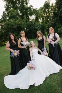Olivia and Devin's Colorful Modern Wedding at The Distillery NC