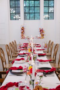 Olivia and Devin's Colorful Modern Wedding at The Distillery NC