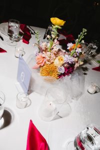 Olivia and Devin's Colorful Modern Wedding at The Distillery NC