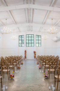 Olivia and Devin's Colorful Modern Wedding at The Distillery NC