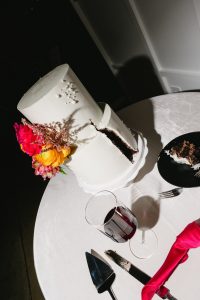 Olivia and Devin's Colorful Modern Wedding at The Distillery NC
