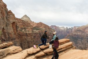 Kaytee and Spencer's Surprise Proposal at Zion National Park