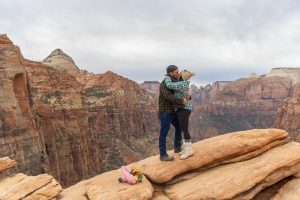 Kaytee and Spencer's Surprise Proposal at Zion National Park