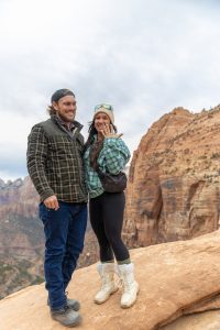 Kaytee and Spencer's Surprise Proposal at Zion National Park