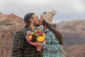 Kaytee and Spencer's Surprise Proposal at Zion National Park