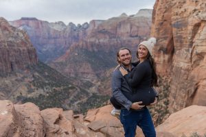 Kaytee and Spencer's Surprise Proposal at Zion National Park