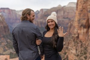 Kaytee and Spencer's Surprise Proposal at Zion National Park