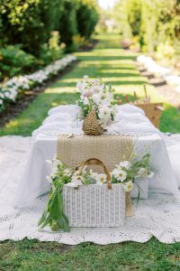danielle-cargill-photogaphy-lillies-bloom-floral Luxury Garden Picnic Wedding Styled Shoot