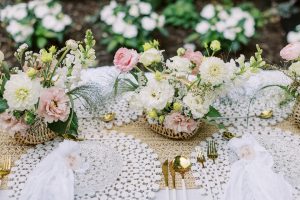 danielle-cargill-photogaphy-lillies-bloom-floral Luxury Garden Picnic Wedding Styled Shoot